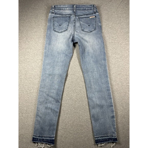 Hudson Jeans Women's Junior Size 16 24x26 Low Rise Skinny Dark Wash‎ Denim - Picture 4 of 6